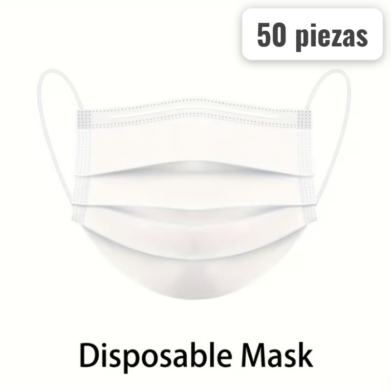 CUBREBOCAS PLISANDO BLANCO SIN CAJA