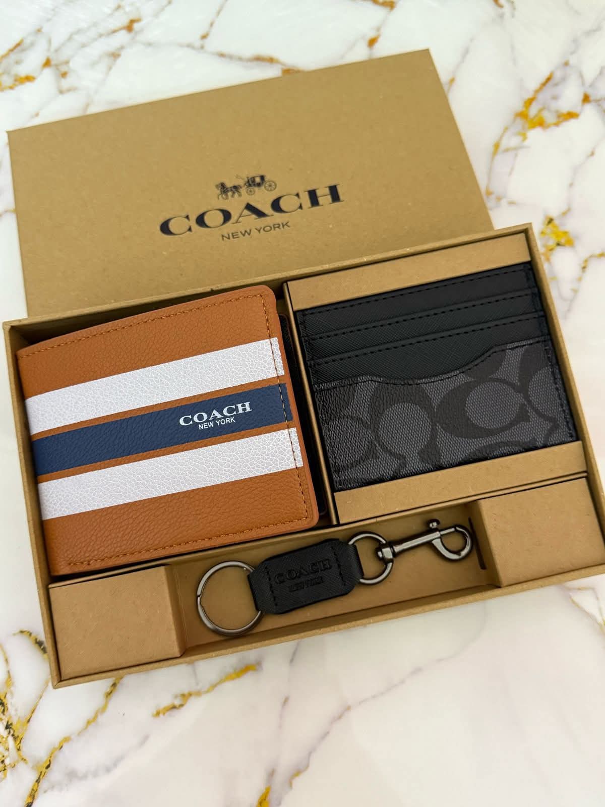 TRIO CARTERA COACH CABALLERO 5