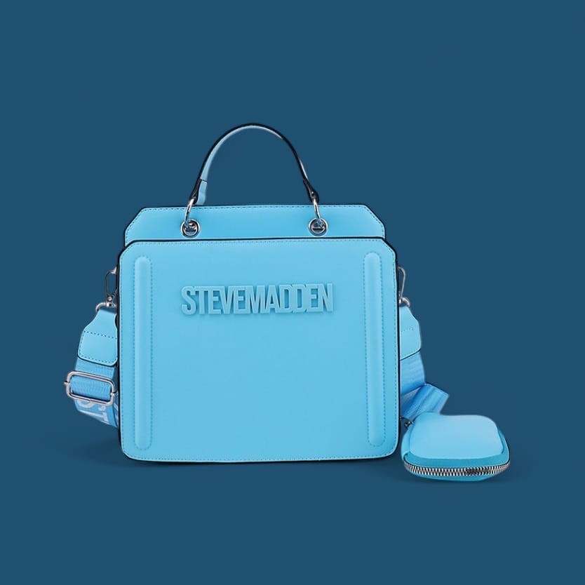 BOLSA STEVE MADDEN GDE AZUL