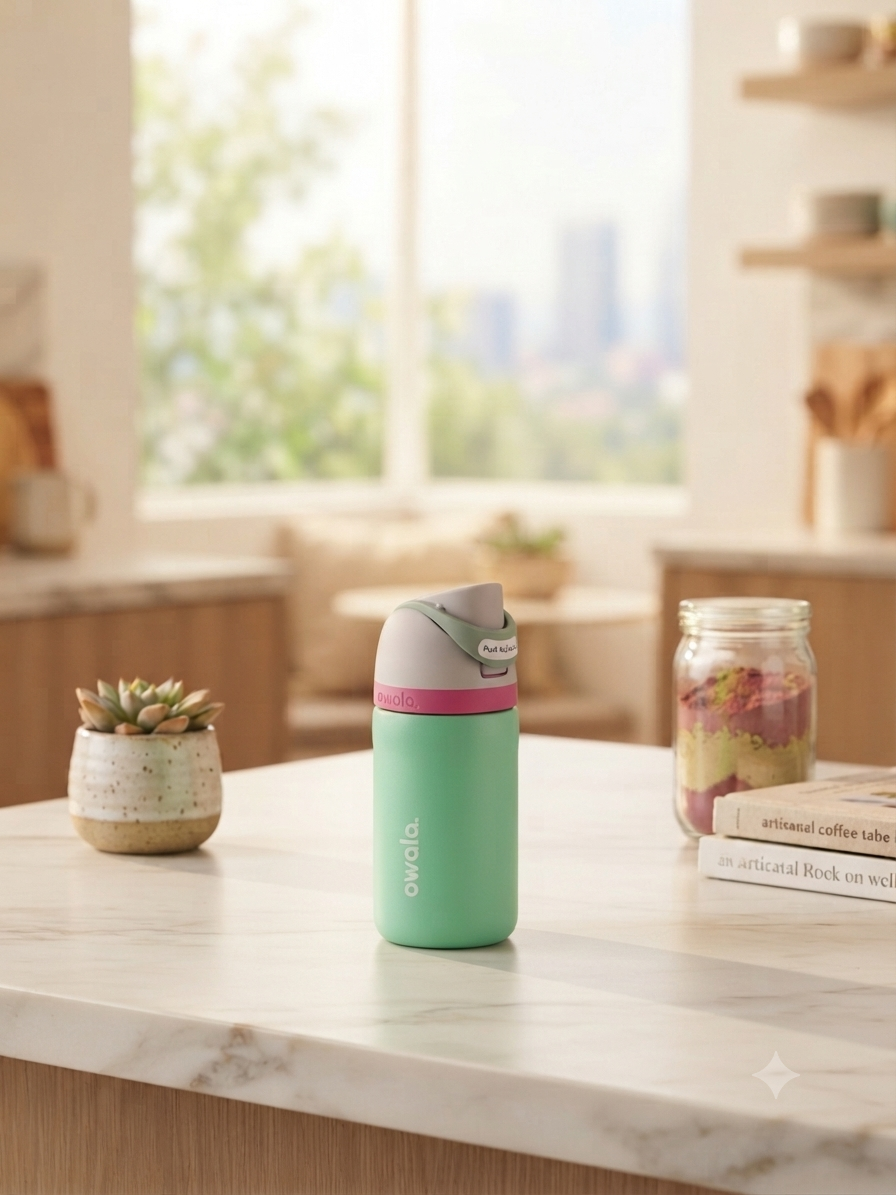 TERMO OWALA KIDS 355ML VERDE MENTA