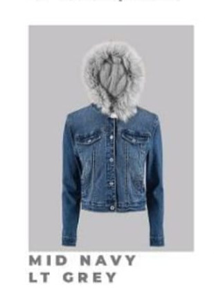 CHAMARRA MEZCLILLA ROOSEVELT 2205 MID NAVY/ GREY M