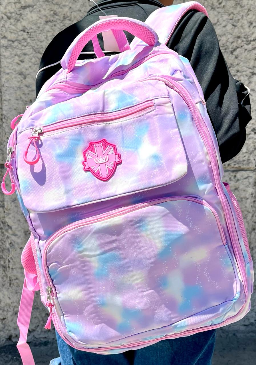 MOCHILA GALAXIA ROSA