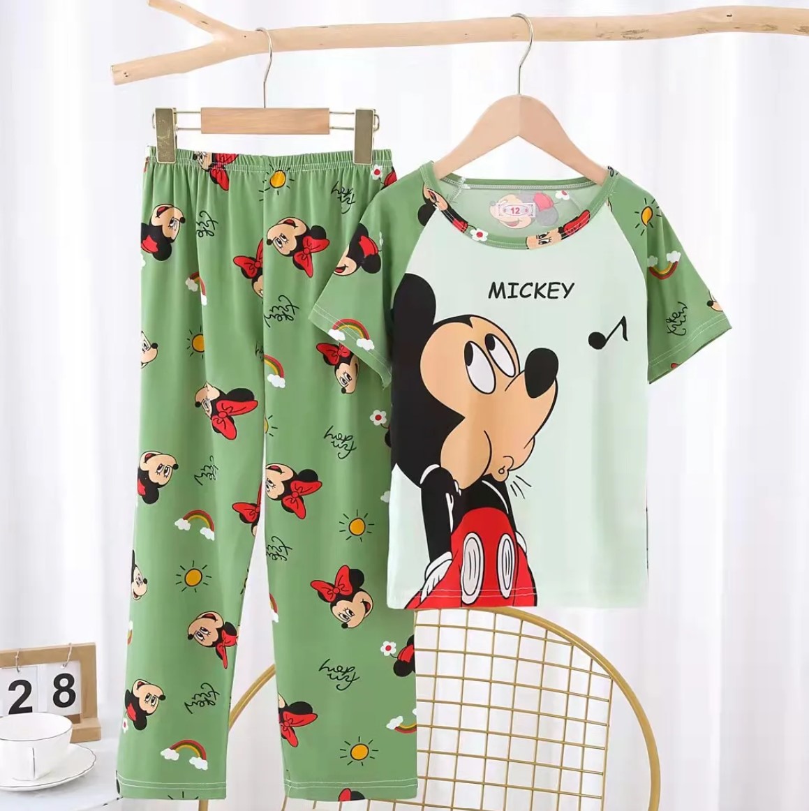 PIJAMA PERSONAJES PARA NIÑOS MICKEY MOUSE TALLA 12