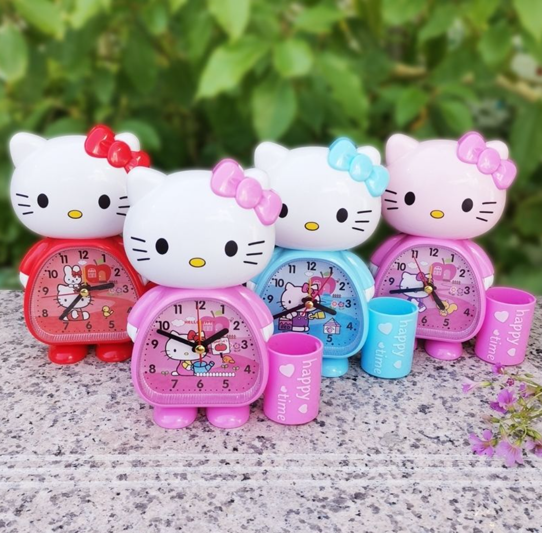 RELOJ DESPERTADOR HELLO KITTY