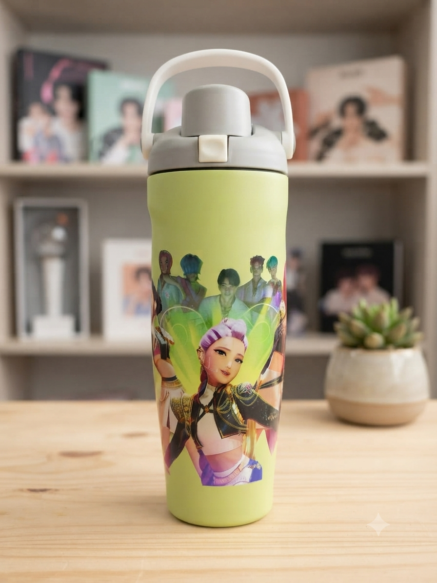 TERMO OWALA 32 OZ (1000ML) GUERRERAS KPOP VERDE PISTACHE