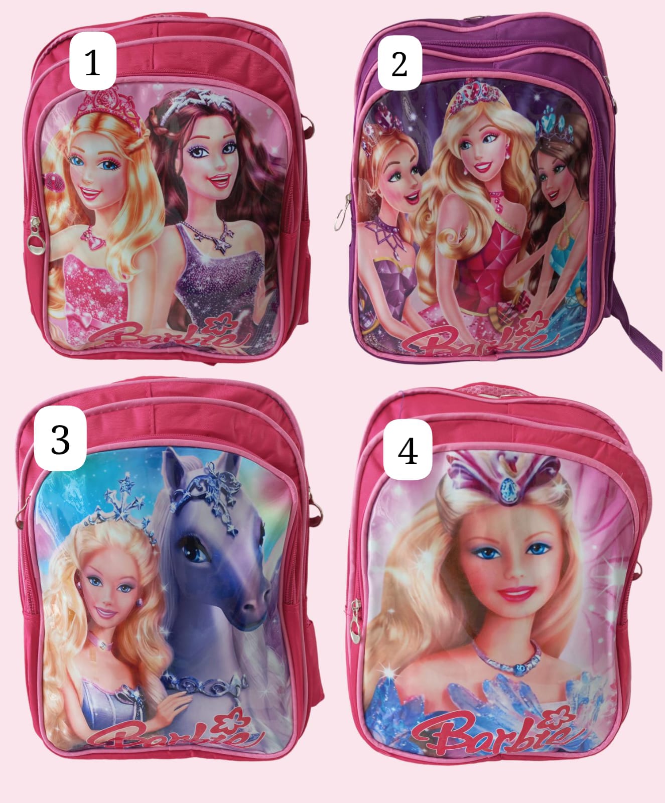 MOCHILA INDIVIDUAL PRIMARIA PERSONAJES BARBIE