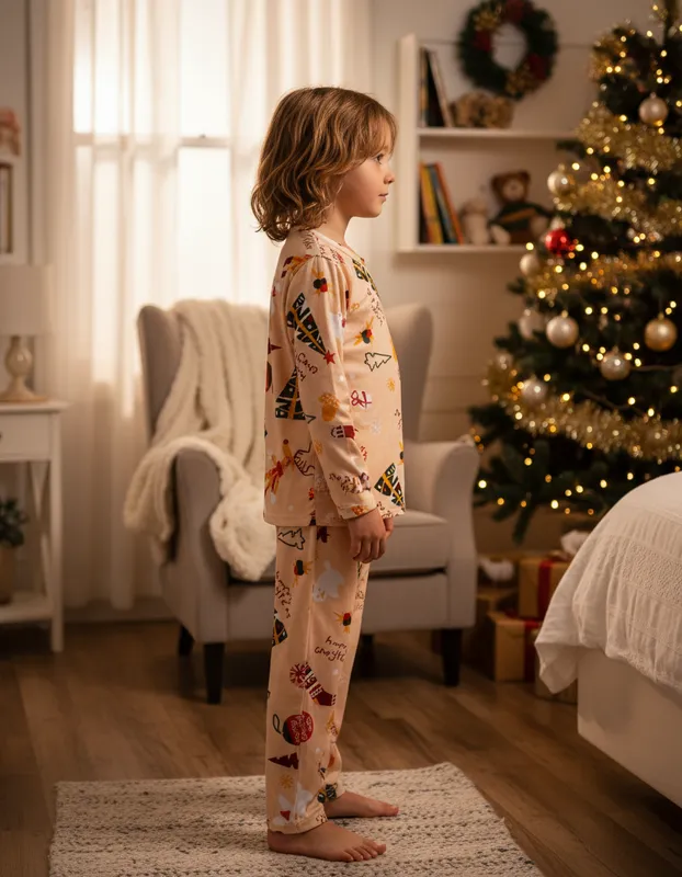 PIJAMA NAVIDEÑA INFANTIL 14