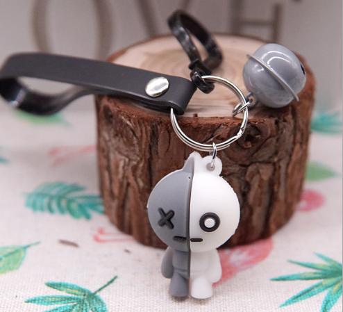 LLAVERO BTS BT21 3D VAN CON CASCABEL