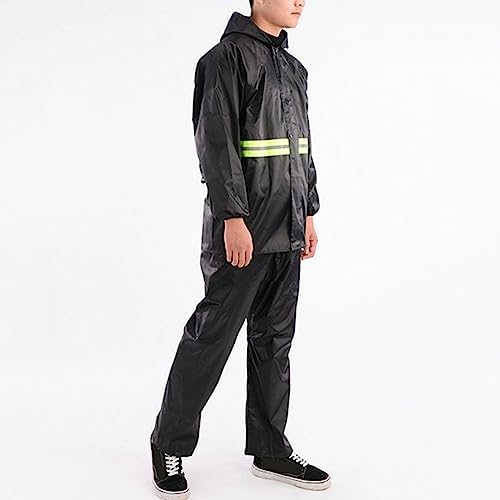 CONJUNTO PARA LLUVIA NEGRO XXL