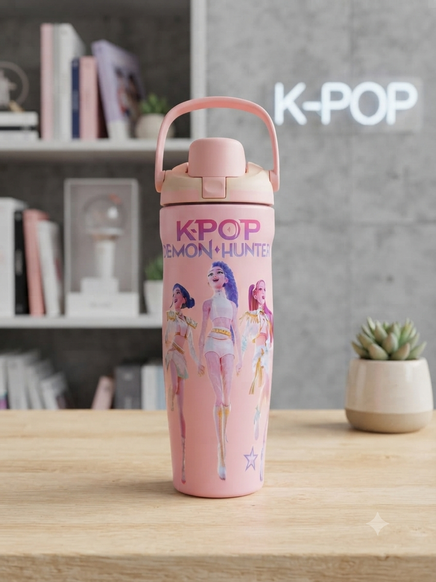 TERMO OWALA 32 OZ (1000ML) GUERRERAS KPOP ROSA