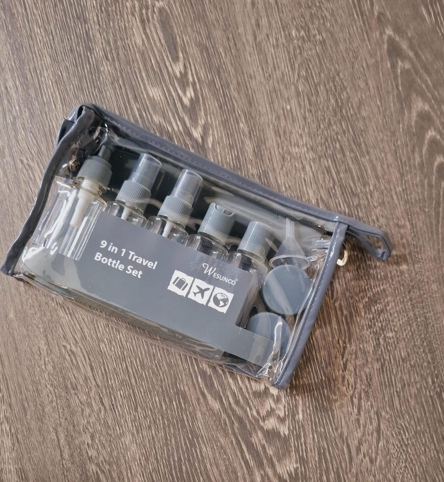 SET DE VIAJE CON ESTUCHE MOD.1 (434) GRIS