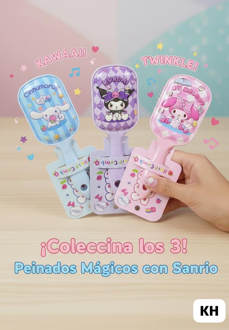 CEPILLO SANRIO 17CM