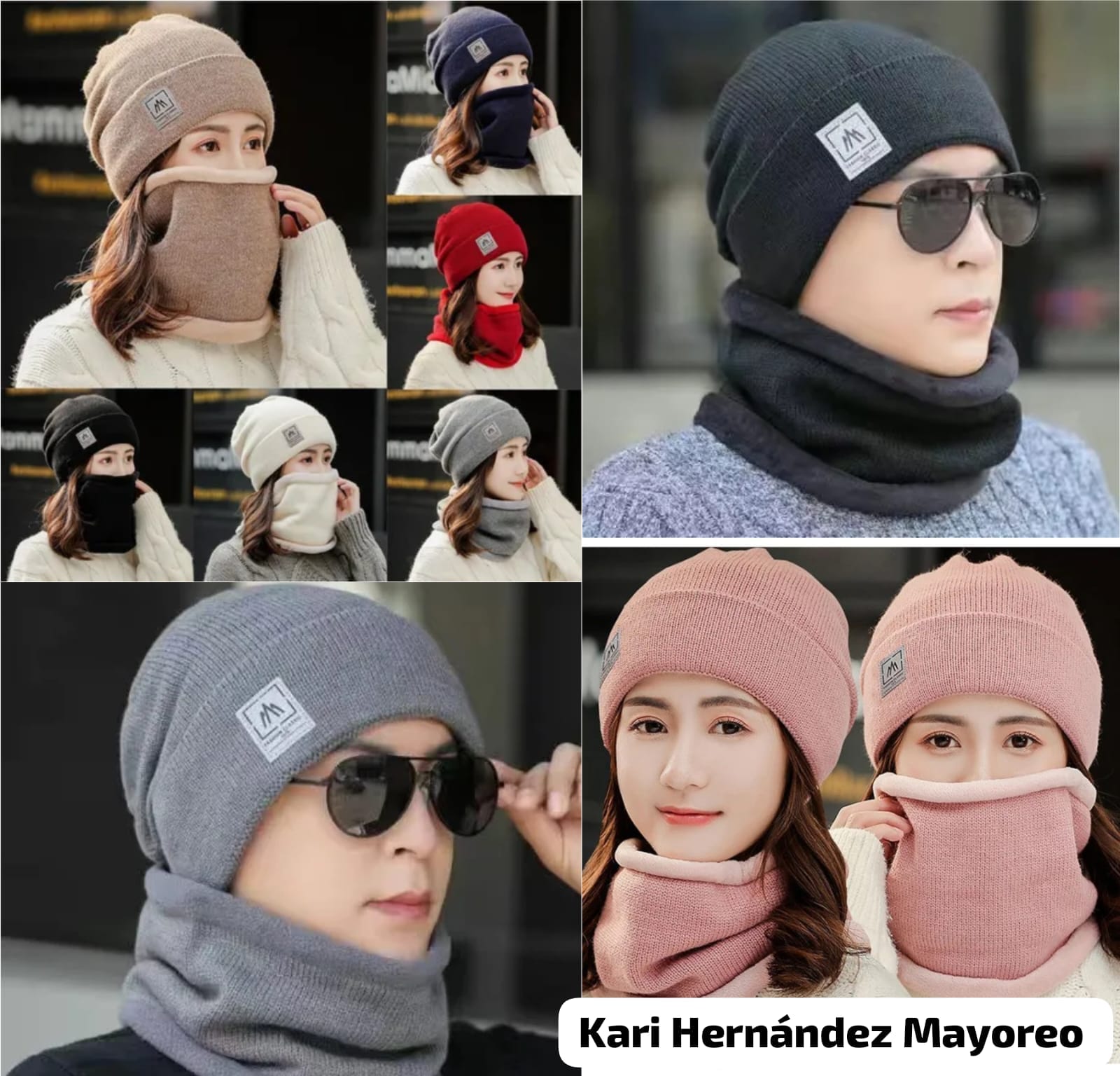 SET GORRO CON BUFANDA FASHION 1SET
