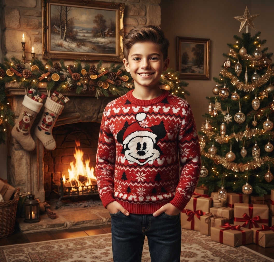 SUETER NAVIDEÑO MICKEY 4-6 AÑOS (110)