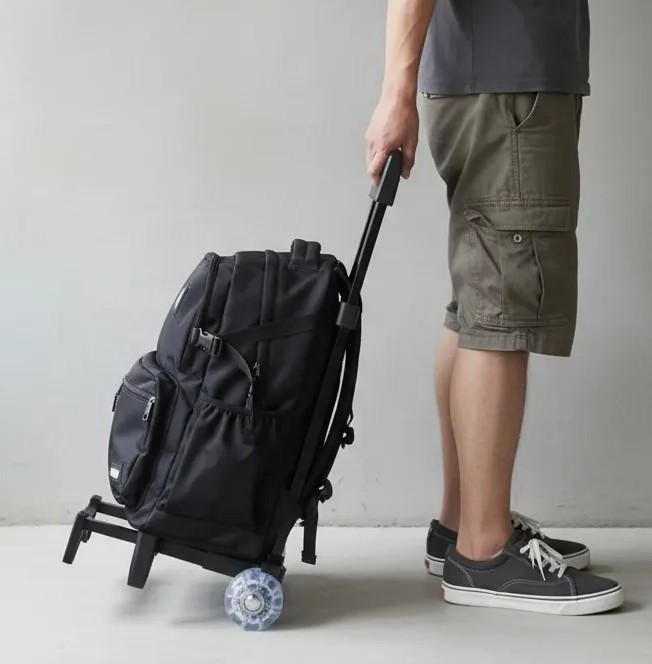 CARRITO PARA MOCHILA NEGRO MOD.2