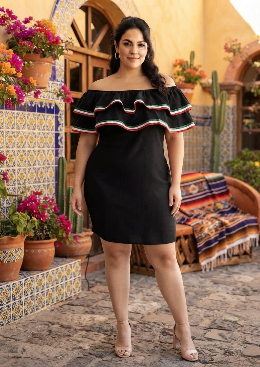 VESTIDO CAMPESINO M/G