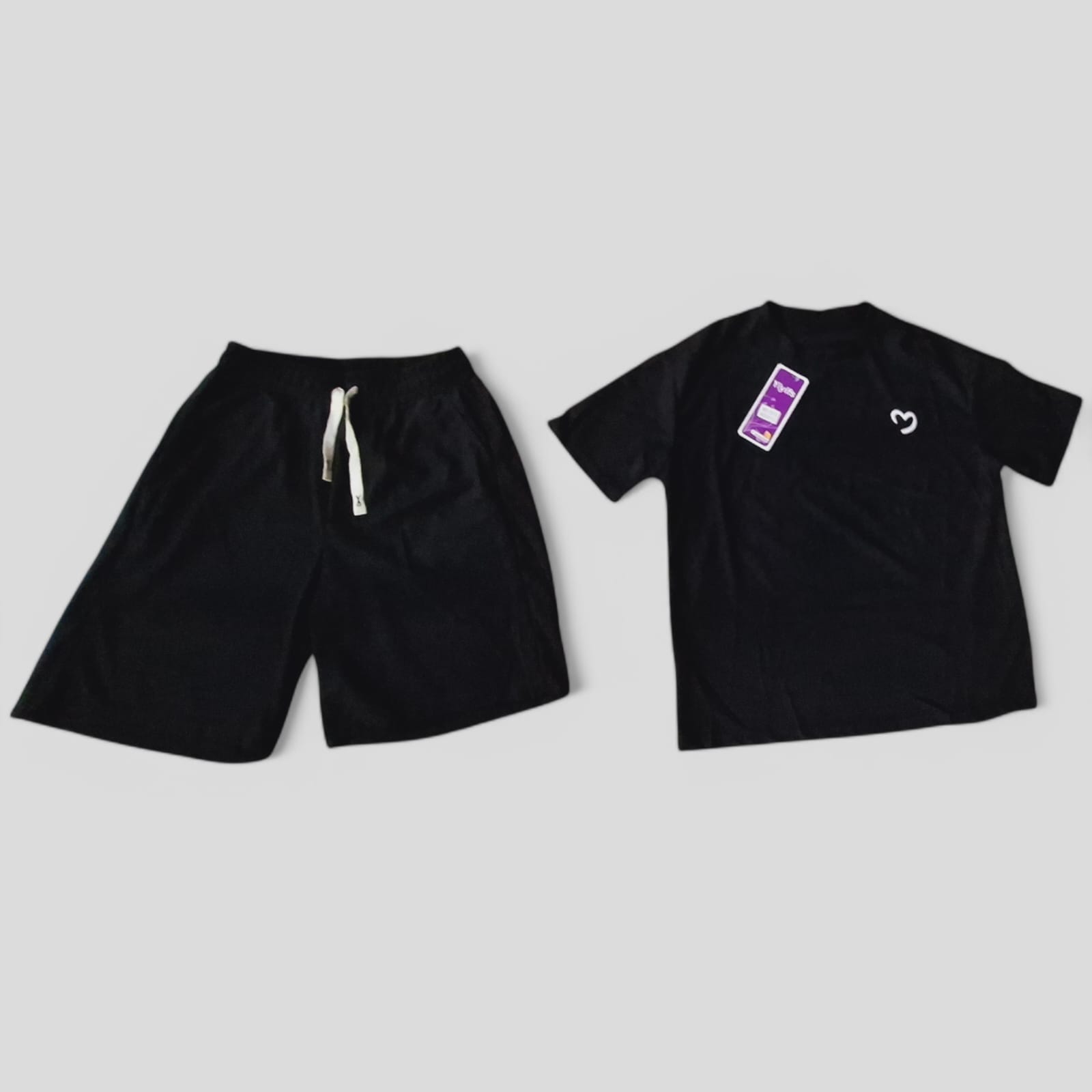 CONJUNTO SHORT NEGRO