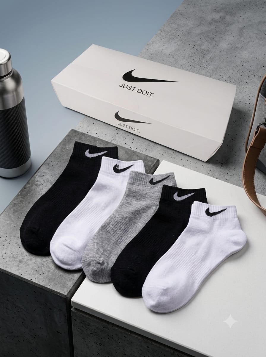 CAJA 5 PARES DE CALCETAS NIKE