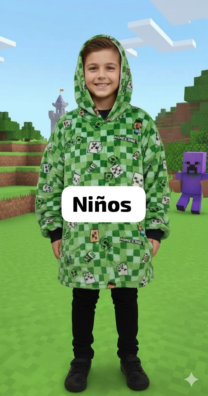 MAXI SUDADERA NIÑOS MINICRAFT