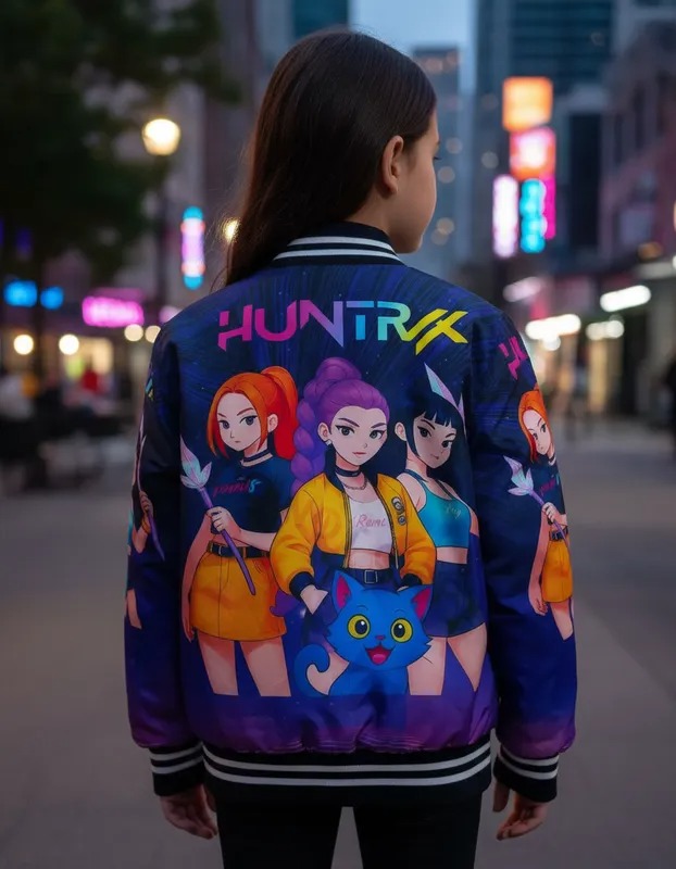 CHAMARRA SUADERA ABORREGADA GUERRERAS DEL KPOP