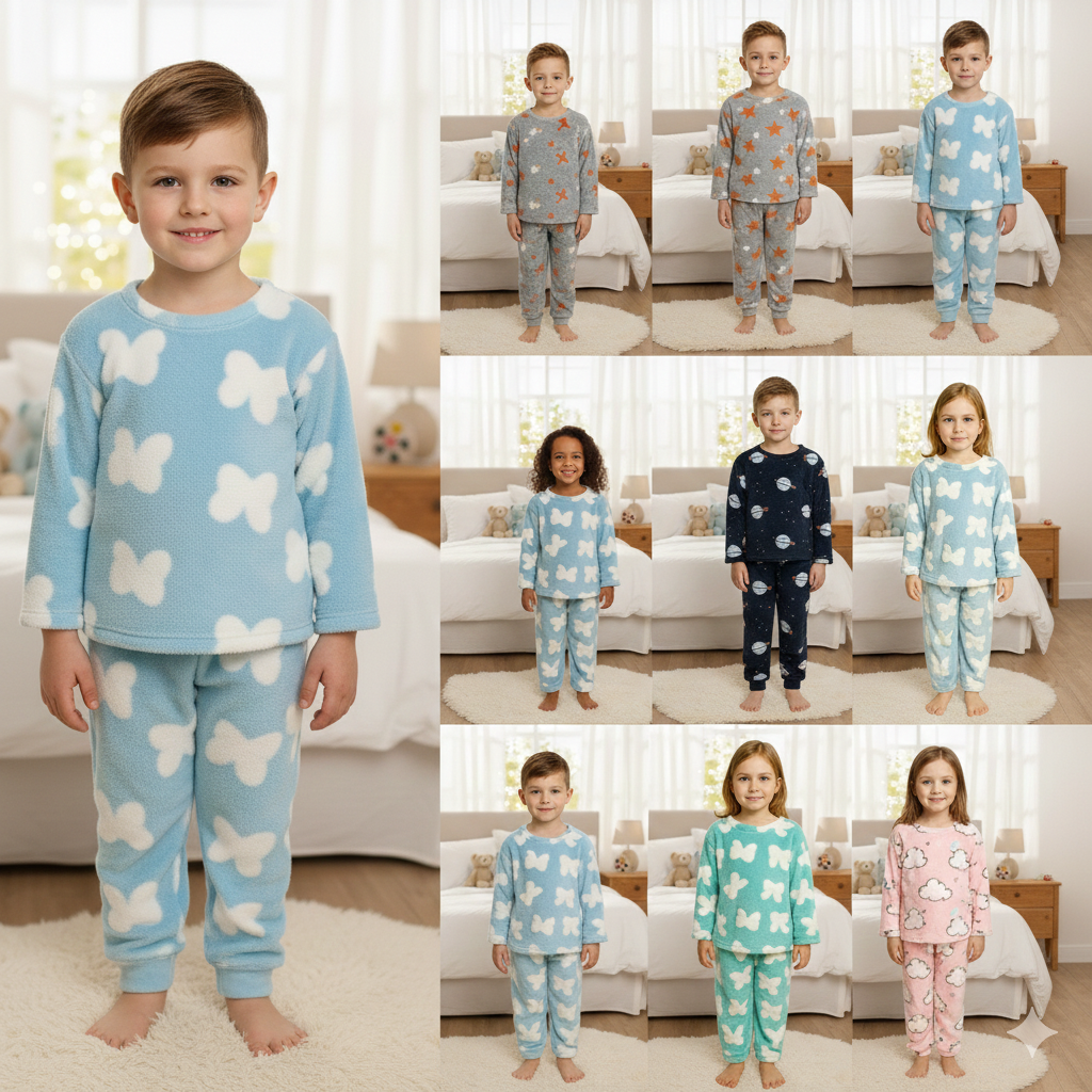 PIJAMA POLAR NIÑO 8-10 AÑOS (80)