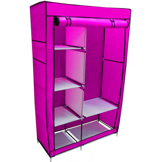 CLOSETH ARMABLE 6 COMPARTIMIENTOS ROSA