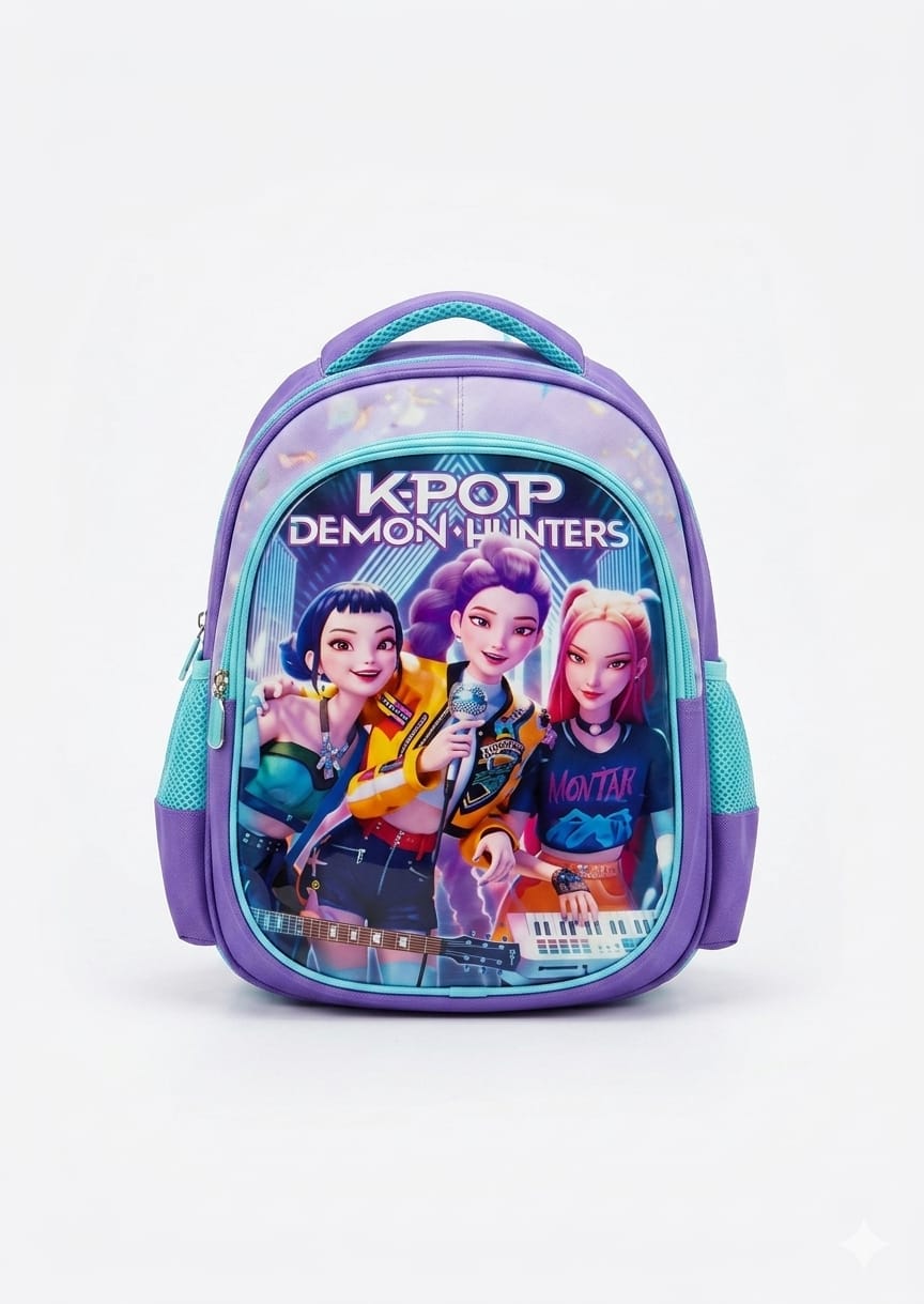 MOCHILA SORPRESA KINDER GUERRERAS NIÑA/CABELLO AZUL