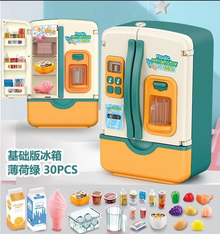 REFRIGERADOR CON LUZ VERDE