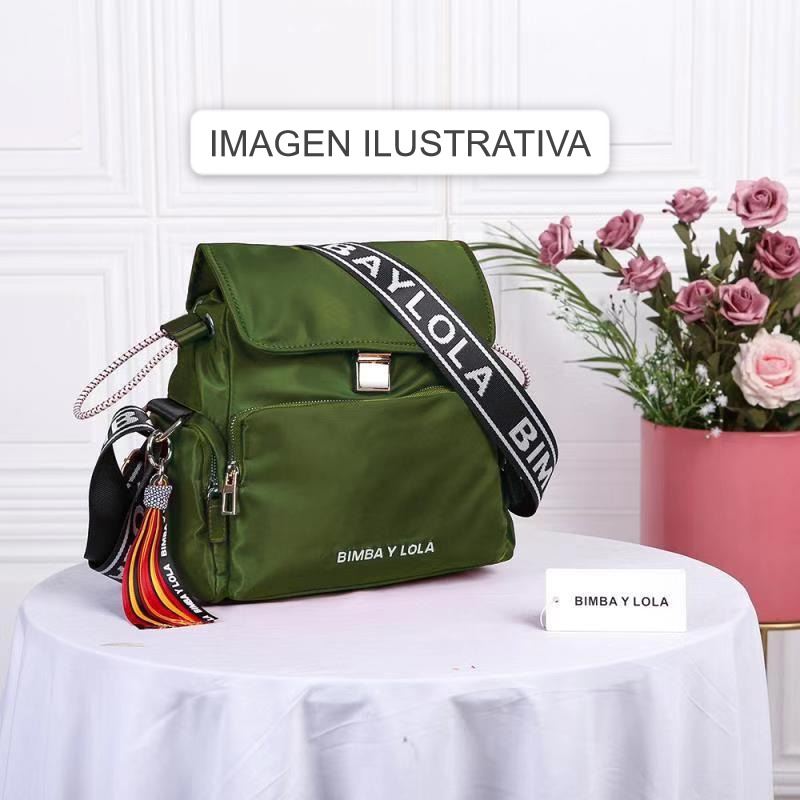 CROSSBODY BIMBA Y LOLA VERDE MILITAR