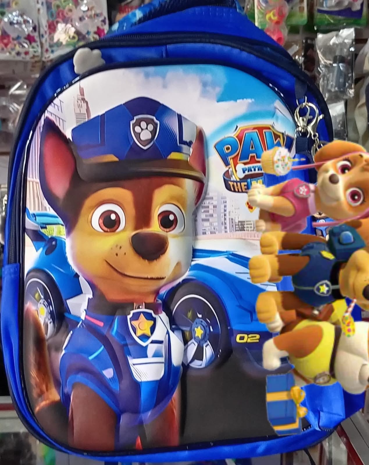 MOCHILA COMBO ESCOLAR CON LUZ PAW PATROL #559