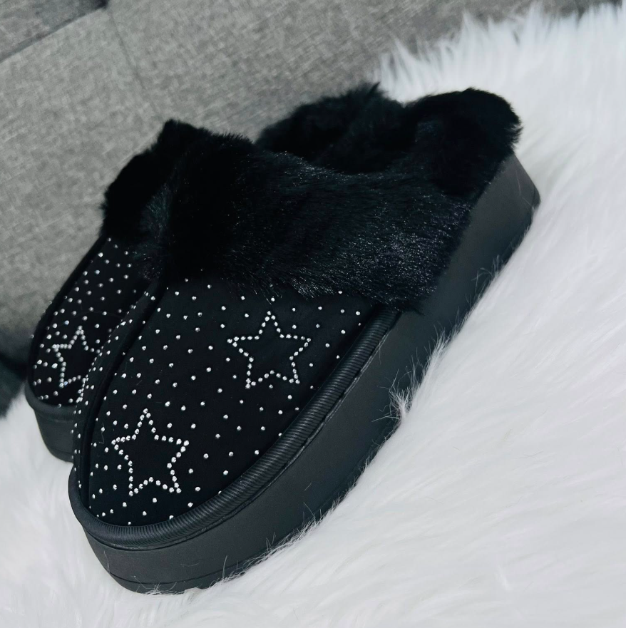 PANTUFLA ESTRELLA BRILLOS