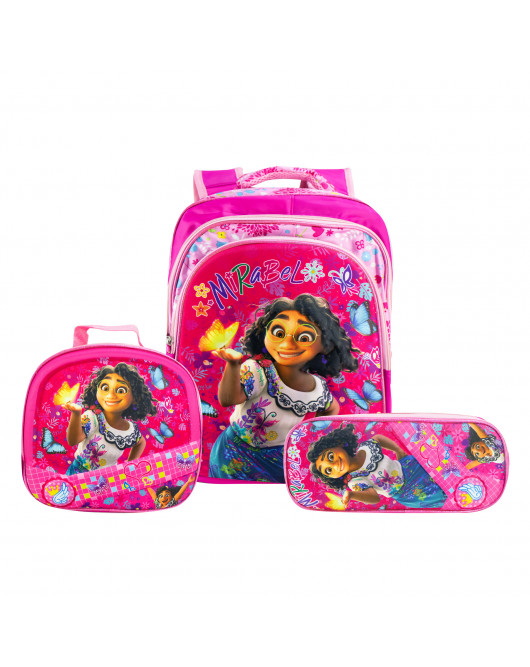 MOCHILA LED COMBO TRIPLE CON CARRITO DESMONTABLE ENCANTO