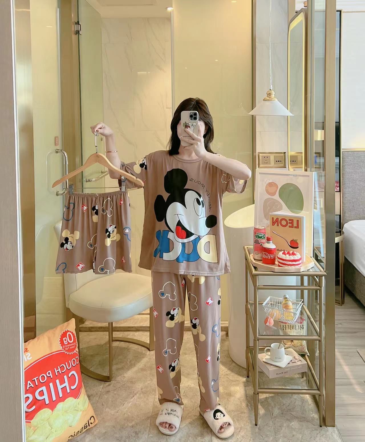 PIJAMA DISNEY 3PZ UNITALLA