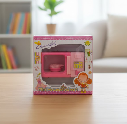 JUGUETE MINI ELECTRODOMESTICO MICROONDAS
