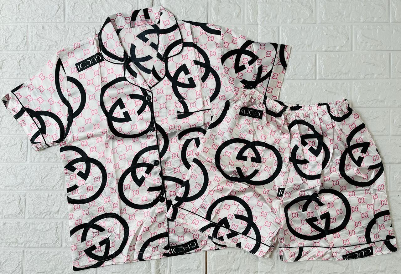 CONJUNTO PIJAMA SHORT UNITALLA GUCCI