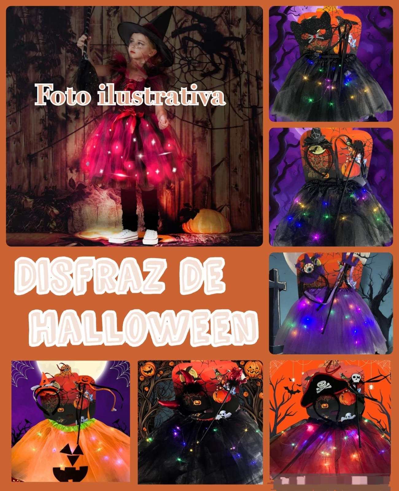 DISFRAZ DE HALLOWEN NIÑAS