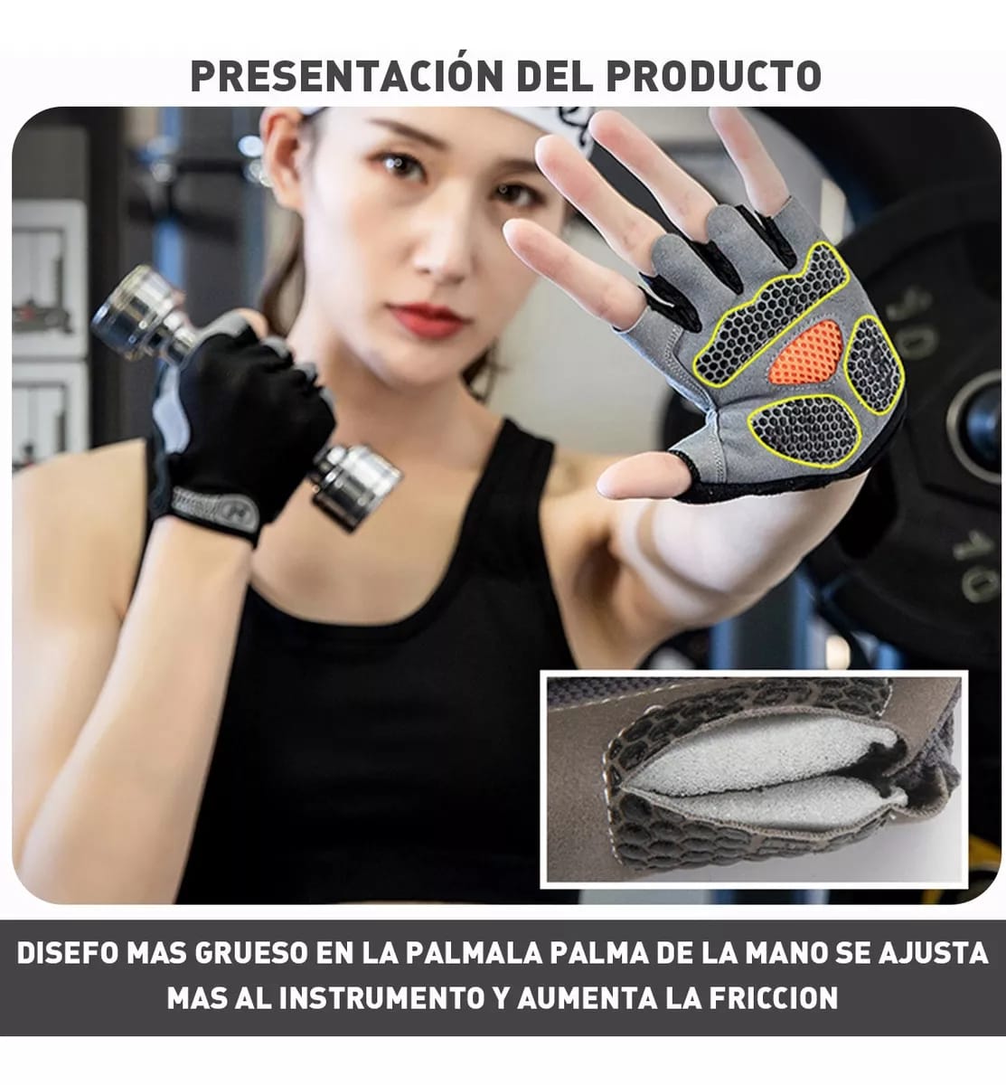 GUANTES DEPORTIVOS FITNESS CH