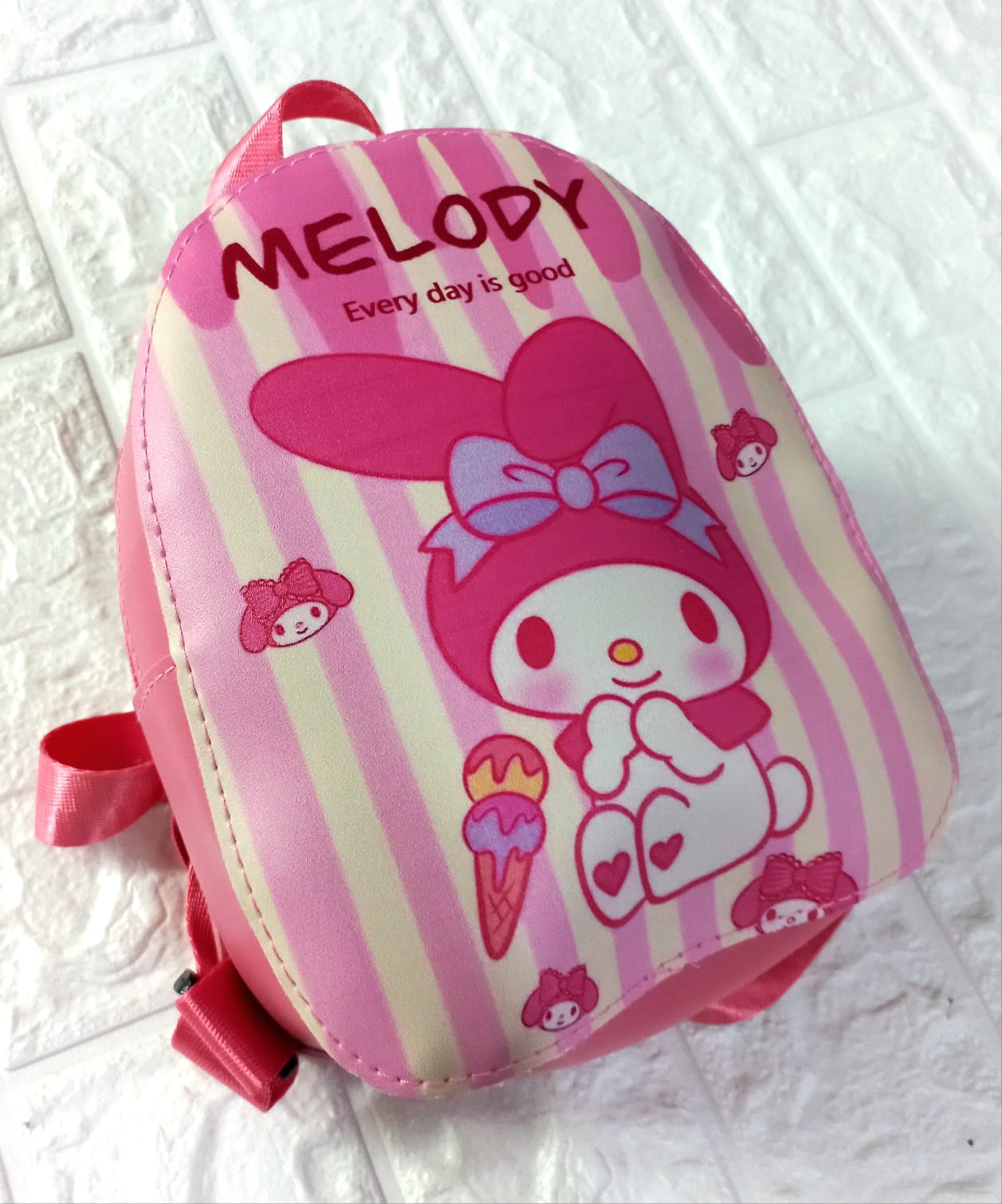 MINI MOCHILA SANRIO MELODY ROSA