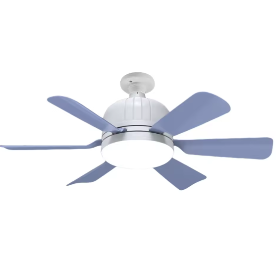 VENTILADOR FOCO DE TECHO AZUL