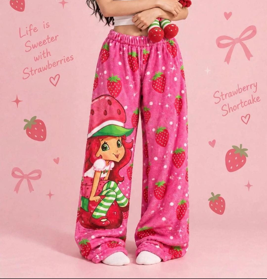 PIJAMA PANTS PERSONAJES ROSITA FRESITA ROSA