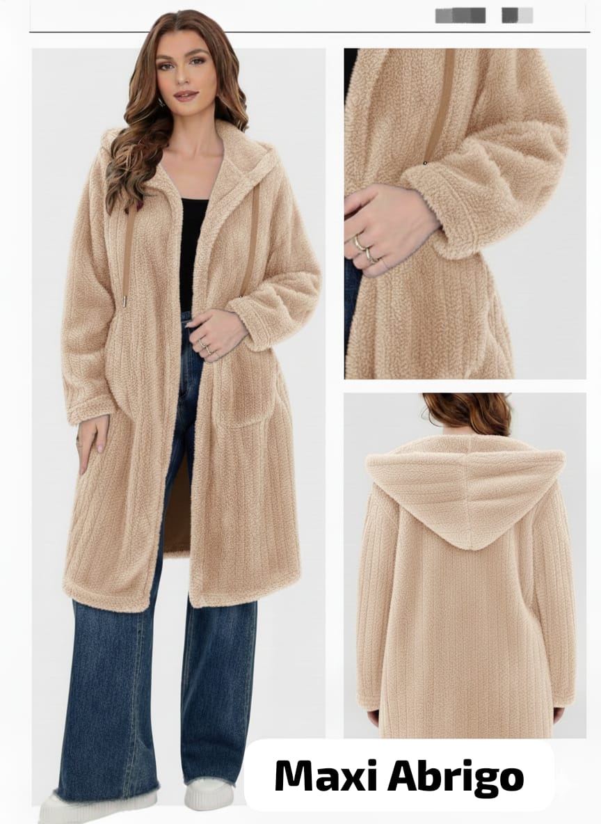 MAXI ABRIGO BEIGE