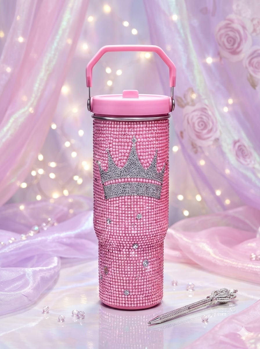 TERMO BRILLOS ROSA/CORONA