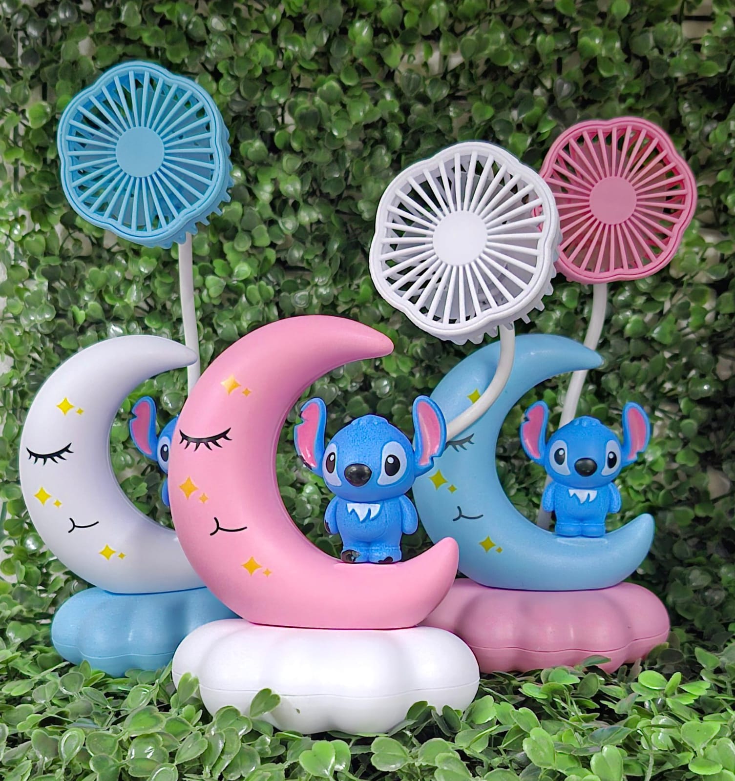 VENTILADOR STITCH EN LA LUNA