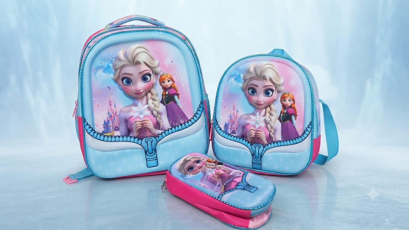 COMBO  MOCHILA PREESCOLAR FROZEN #143-4