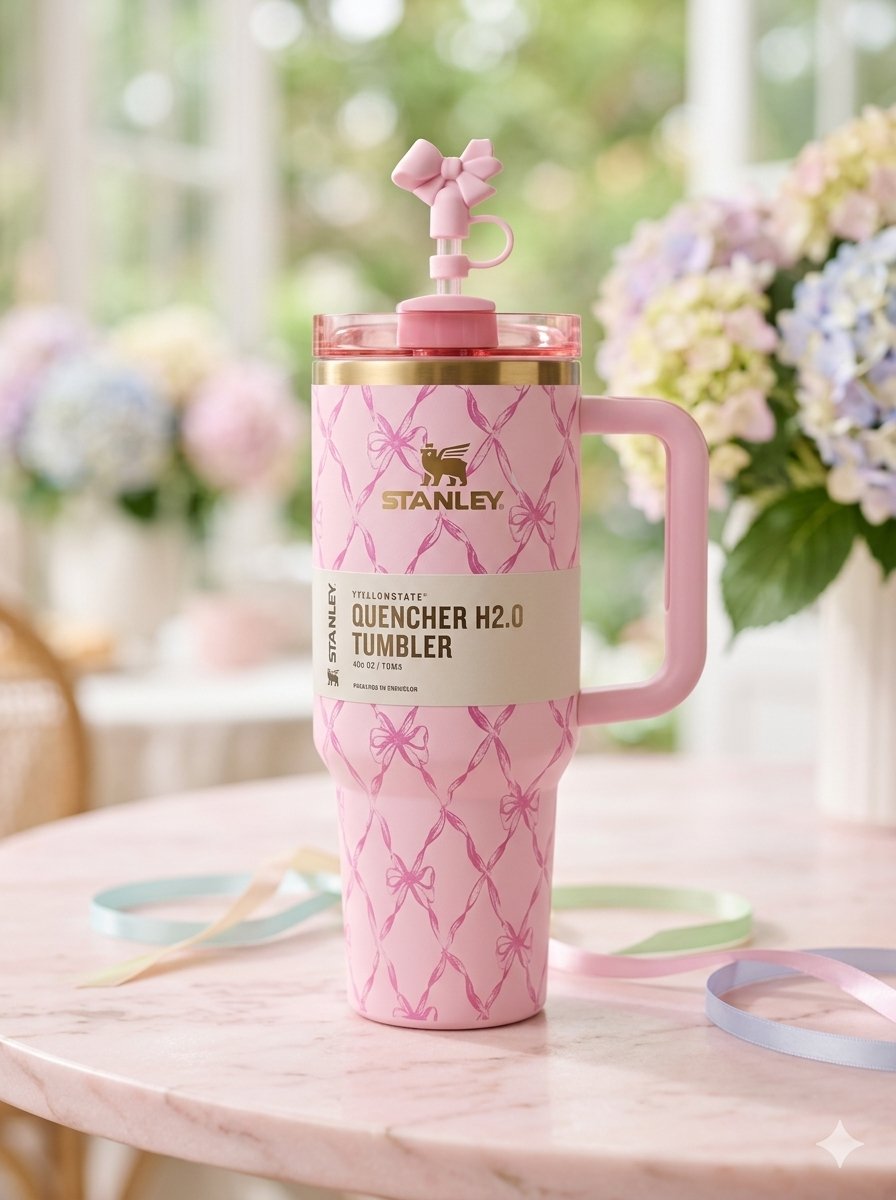 TERMO STANLEY DISEÑOS 40 oz ROSA