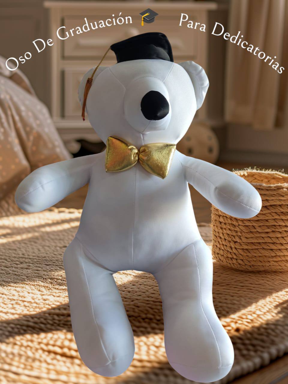 PELUCHE PARA FIRMAS OSO 45CM