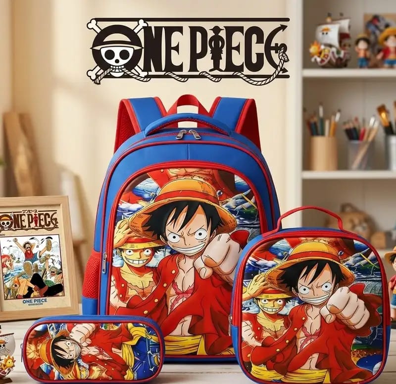 COMBO MOCHILA CON LUZ ONE PIECE NEPIEC #919-#936