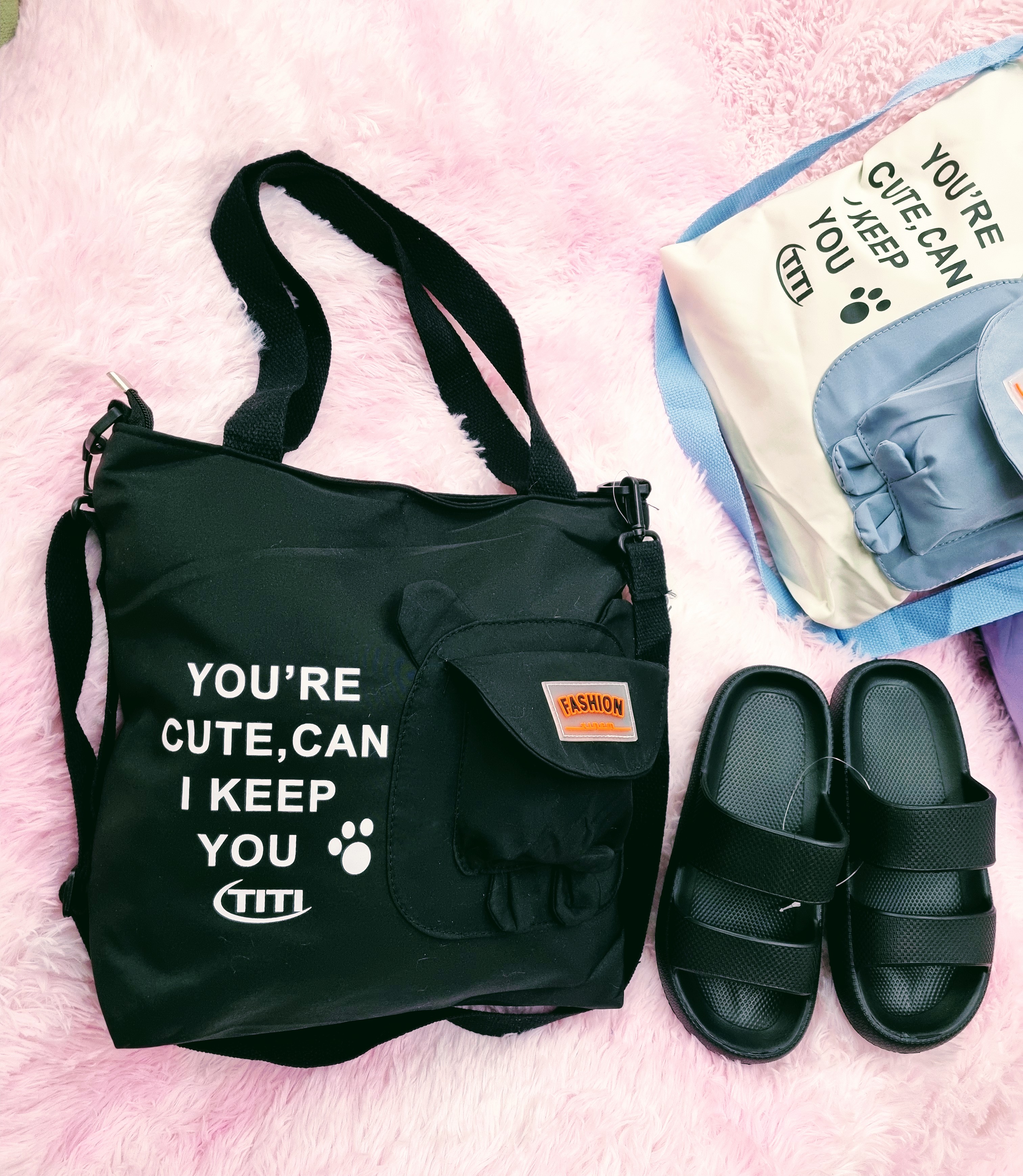 BOLSA CUTE NEGRA
