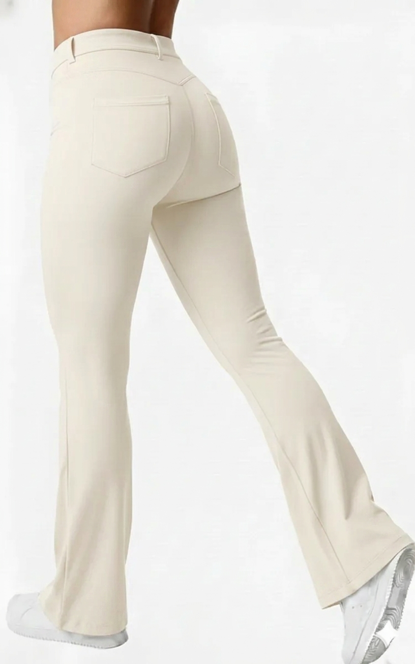 LEGGINS ACAMPANADO PRESILLAS  04 BEIGE L