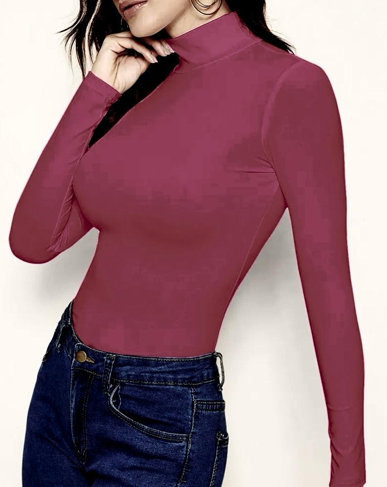 DECENA DE BLUSA MANGA LARGA VIOLETA
